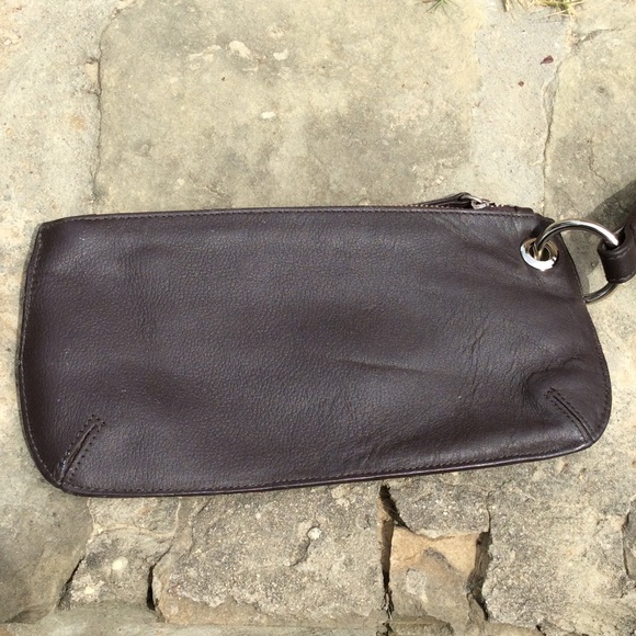OLD NAVY BROWN LEATHER WRISTLET - Picture 3 of 6